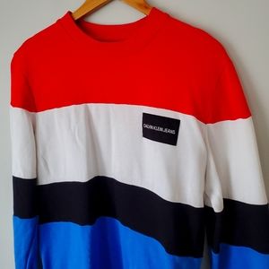 Calvin Klein Jeans Americana Block Sweater Medium